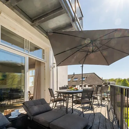 Ferienwohnung Schilfrohr Meerblick Pool Sauna Kamin Ruegen Strandnah 公寓 Sellin (Rugen)