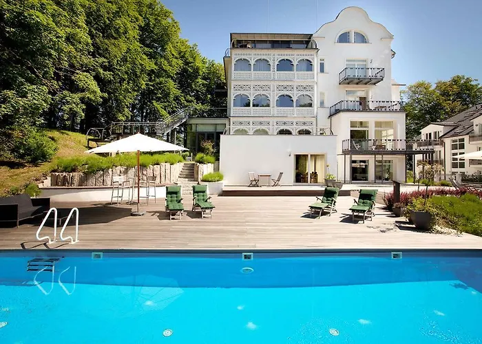 公寓 Ferienwohnung Schilfrohr Meerblick Pool Sauna Kamin Ruegen Strandnah