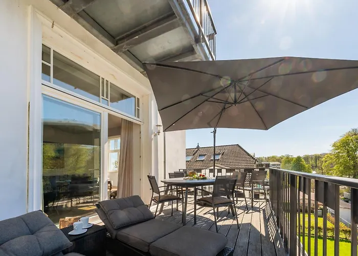 Ferienwohnung Schilfrohr Meerblick Pool Sauna Kamin Ruegen Strandnah 公寓 Sellin (Rugen)