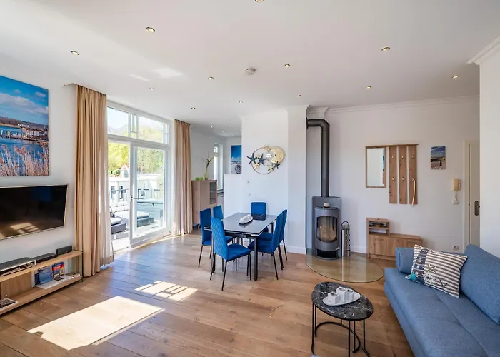 Ferienwohnung Schilfrohr Meerblick Pool Sauna Kamin Ruegen Strandnah Sellin (Rugen)