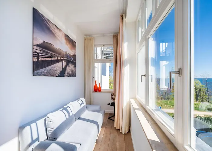 公寓 Ferienwohnung Schilfrohr Meerblick Pool Sauna Kamin Ruegen Strandnah