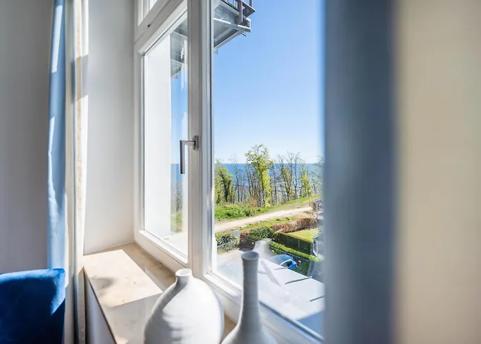 公寓 Ferienwohnung Schilfrohr Meerblick Pool Sauna Kamin Ruegen Strandnah Sellin (Rugen)