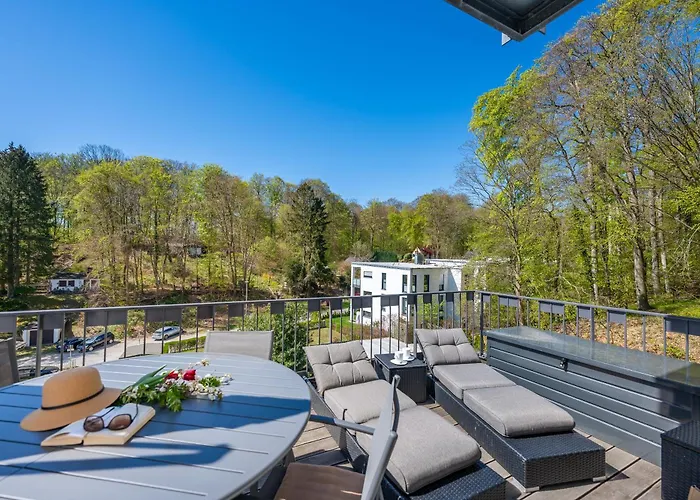 Schilfrohr Meerblick Kamin Sauna Apartman